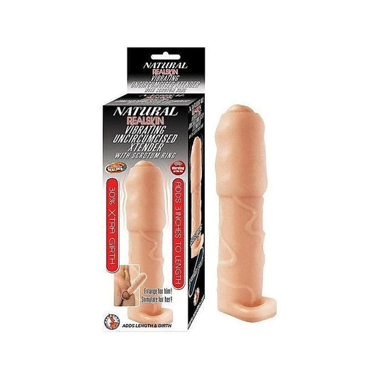 NATURAL REALSKIN Vibrating Xtender by Nasstoys - Pumps, Extenders and Sleeves