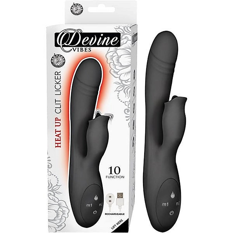 DEVINE VIBES Heated Clit Stimulator by Nasstoys - Rabbit Vibrators