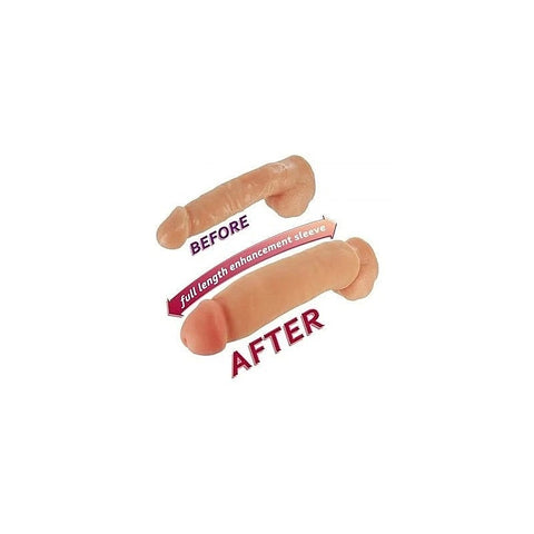 Natural Realskin Vibrating Penis Enlarger by Nasstoys - Pumps, Extenders and Sleeves
