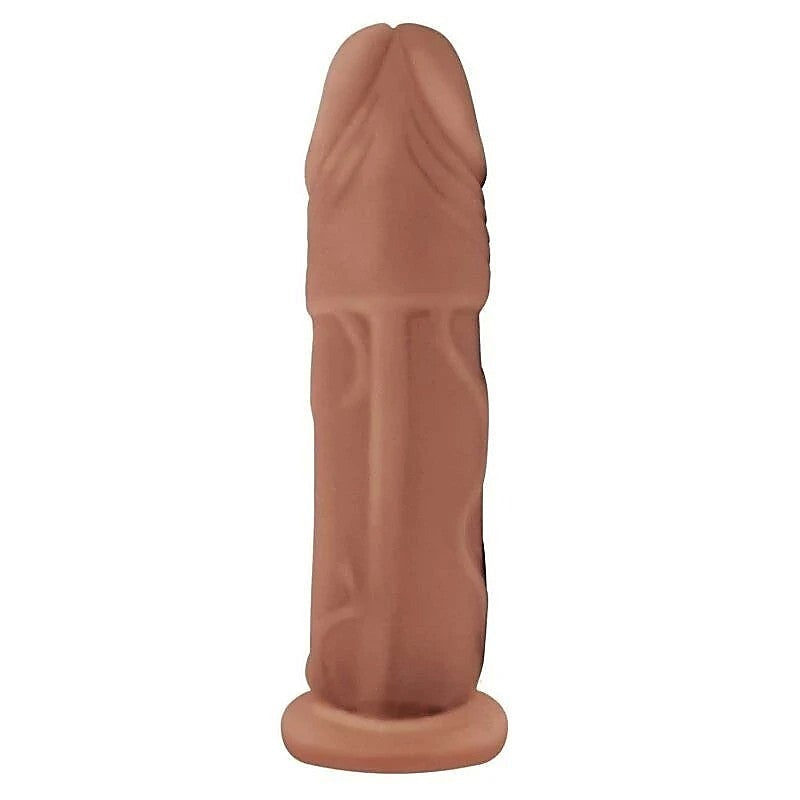 NATURAL REALSKIN Vibrating Penis Enlarger by Nasstoys - Pumps, Extenders and Sleeves