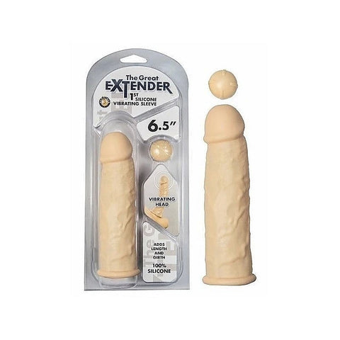Silicone Vibrating Penis Extender by Nasstoys - Pumps, Extenders and Sleeves