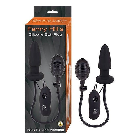 FANNY HILLS Silicone Inflatable & Vibrating Pleasure Plug - Inflatable Dildos and Vibrators