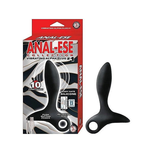 Anal Ese Vibrating Alpha Plug No 1 Push Button Operated - Prostate Toys