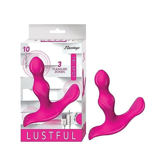 LUSTFUL Tri-Spot Pleasure Massager by Nasstoys - Prostate Toys