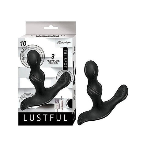 LUSTFUL Tri-Spot Pleasure Massager by Nasstoys - Prostate Toys