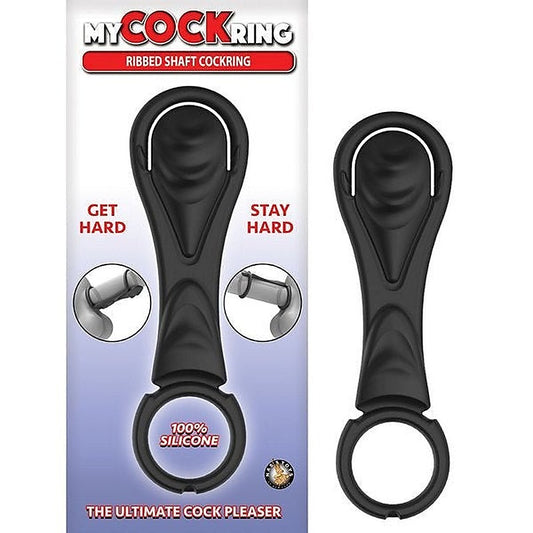 Silky Smooth Ribbed Shaft Cockring by Nasstoys - Stretchy Cock Rings
