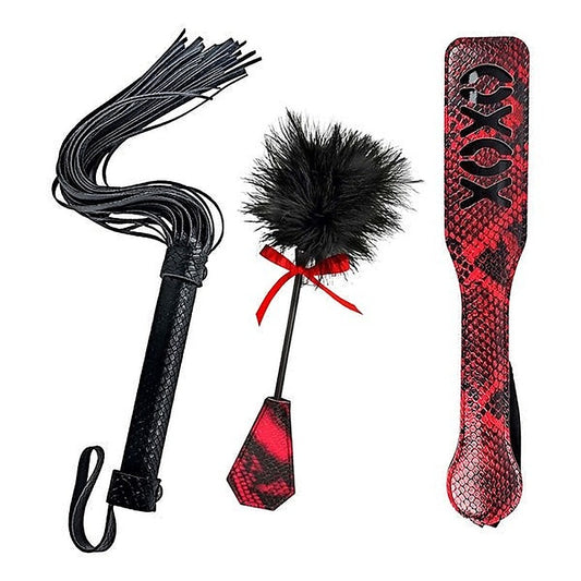 LOVERS KITS Bondage Whip, Tickler, and Paddle by Nasstoys - Bondage Kits