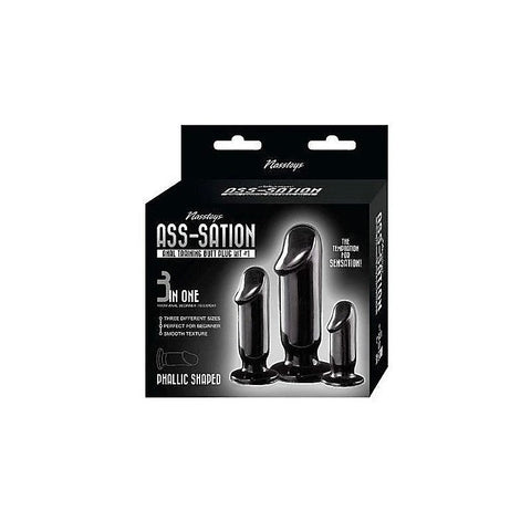 ASS-SATION Anal Training Plug Set by Nasstoys - Butt Plugs
