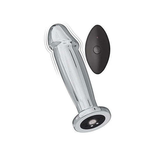 Ecstasy Remote Control Vibrating Metal Anal Plug by Nasstoys - Anal Vibrators