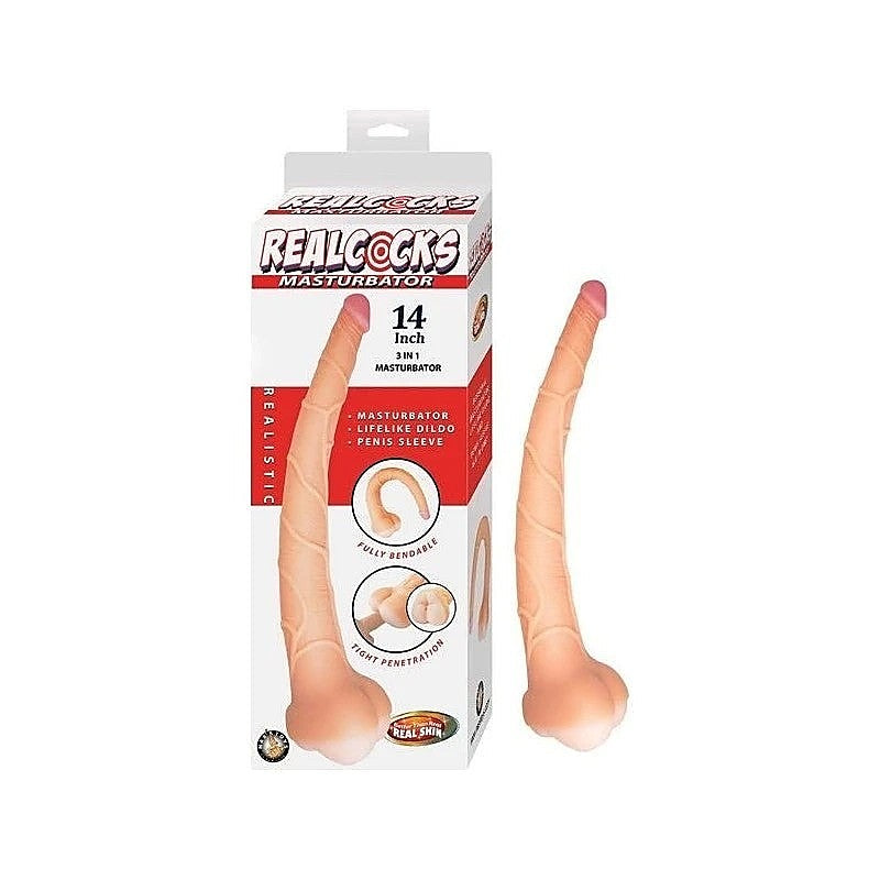 REALCOCKS 14" Versatile Pleasure Toy by Nasstoys - Masturbators and Strokers