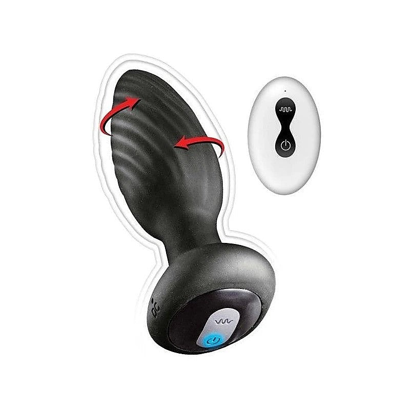 ASS-SATION Remote Controlled Vibrating and Rotating Anal - Butt Plugs