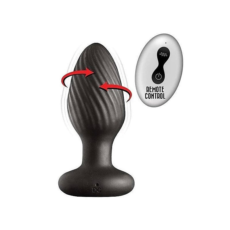 ASS-SATION Remote Controlled Vibrating and Rotating Anal - Butt Plugs