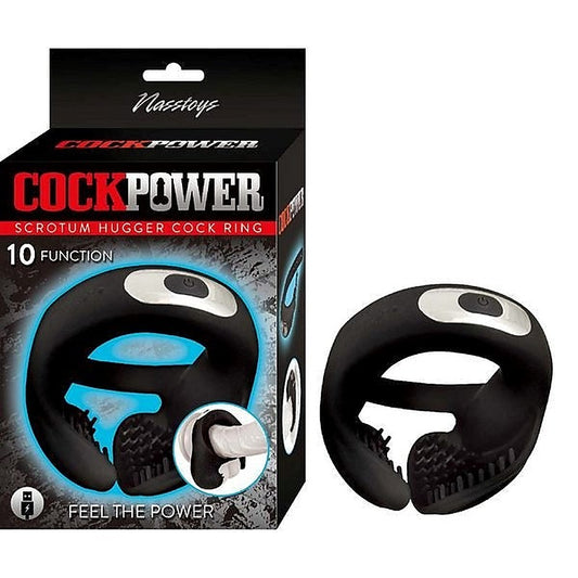 COCKPOWER Vibrating Scrotum Hugger by Nasstoys - Vibrating Cock Rings