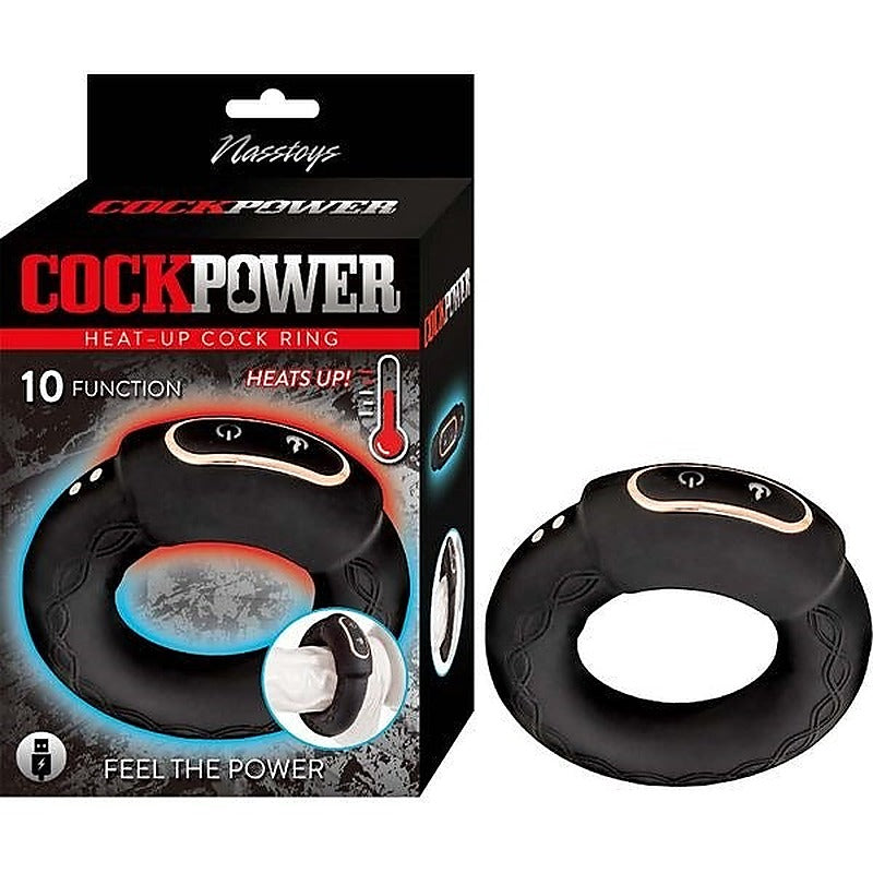 COCKPOWER Heat Up Vibrating Cock Ring by Nasstoys - Vibrating Cock Rings