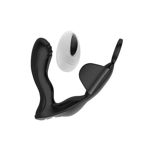 Nasstoys Dual-Motor P-Spot Massager - Heating, Vibrations, and Cock Ring - Prostate Toys
