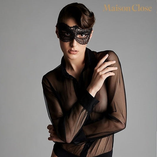 Seductive Guipure Lace Eye Mask by Maison Close - Masks And Blindfolds