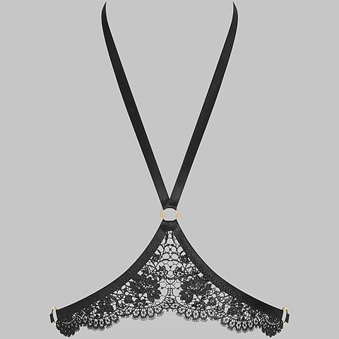 Lace & Satin Adjustable Harness by Maison Close - Her Fetish