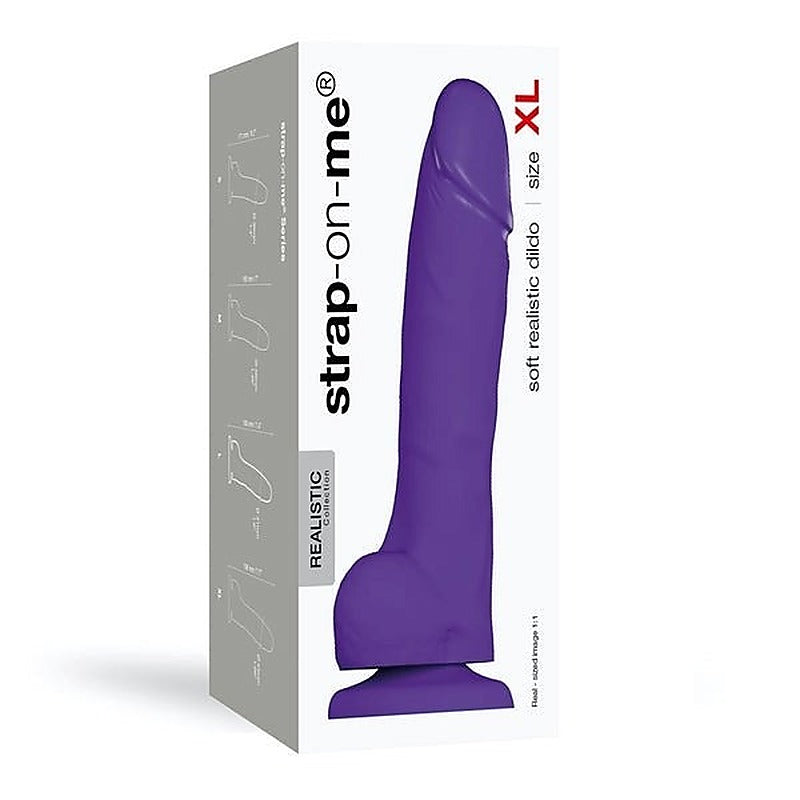 Soft Realistic 198mm Dildo by Strap-On-Me - Realistic Dildos
