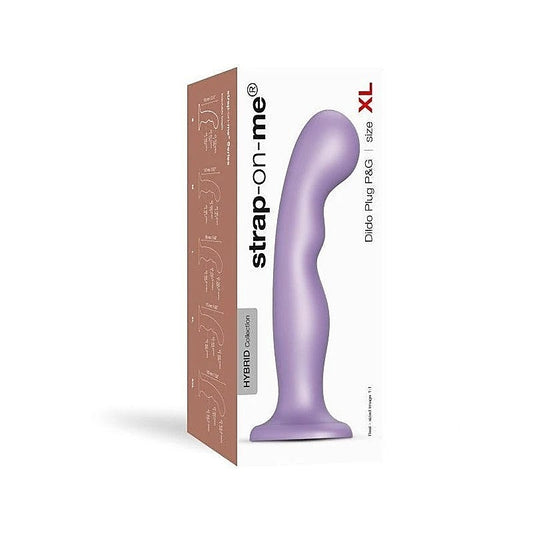 Angled Dildo Plug P&G Stimulator by Strap-On-Me - Anal Dildos