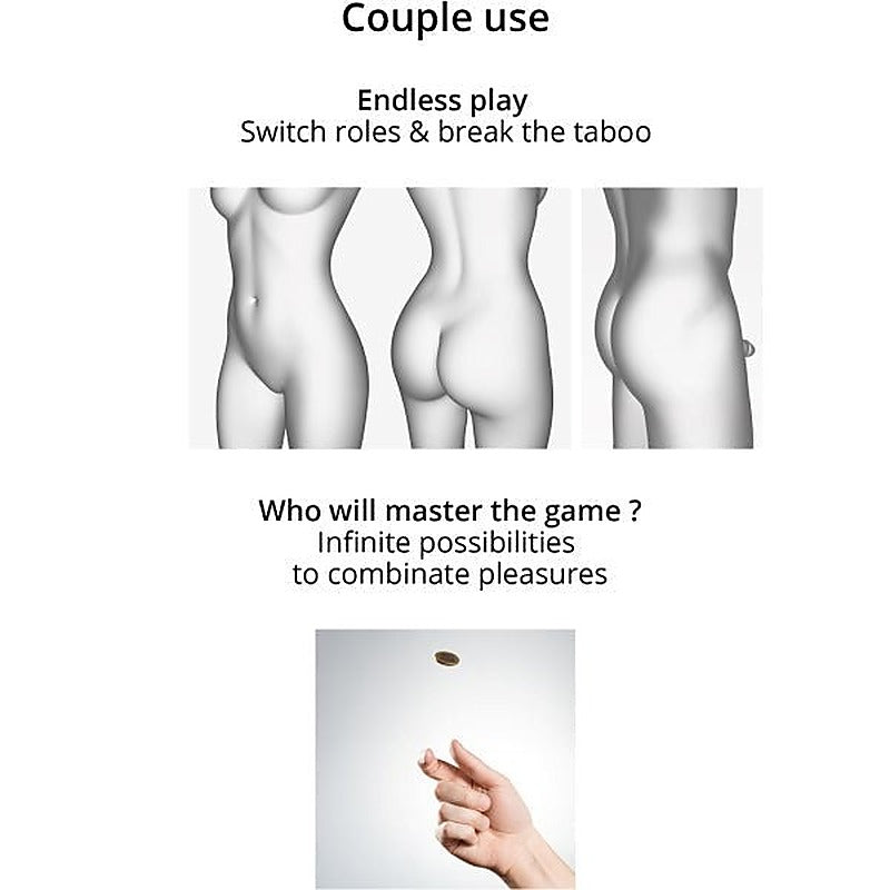 Multi-Sensation Bendable Strap-On Vibrator by Strap-On-Me - Strap On Sextoys