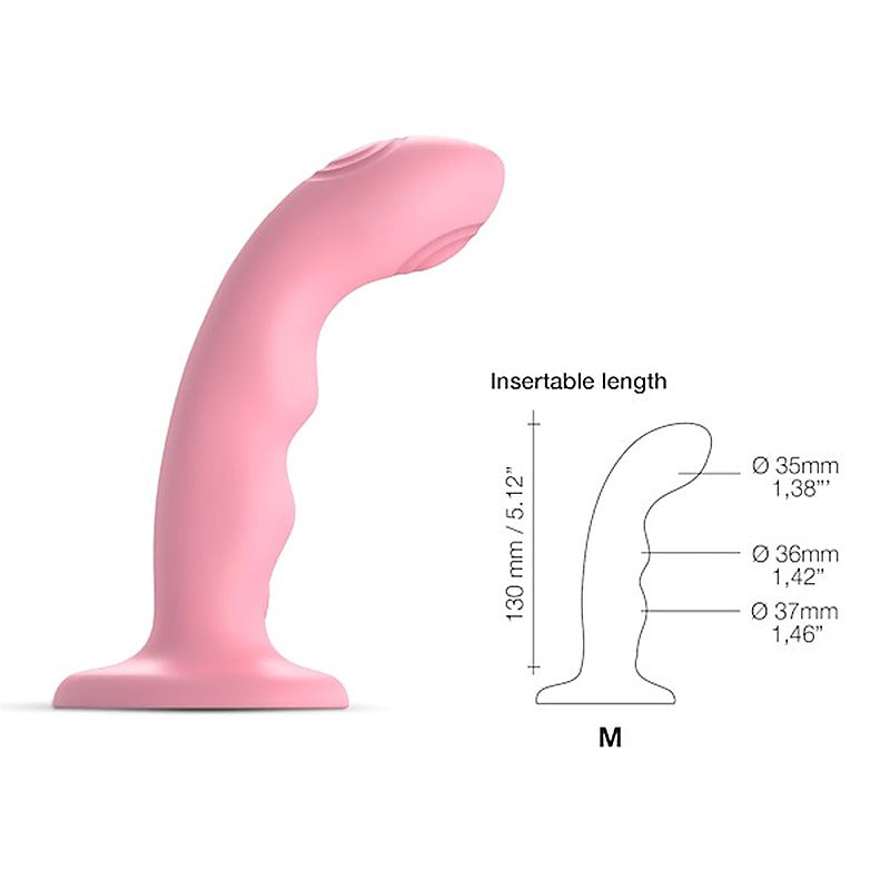 Tapping Vibrating Dildo Wave by Strap-On-Me - Vibrating Dildos