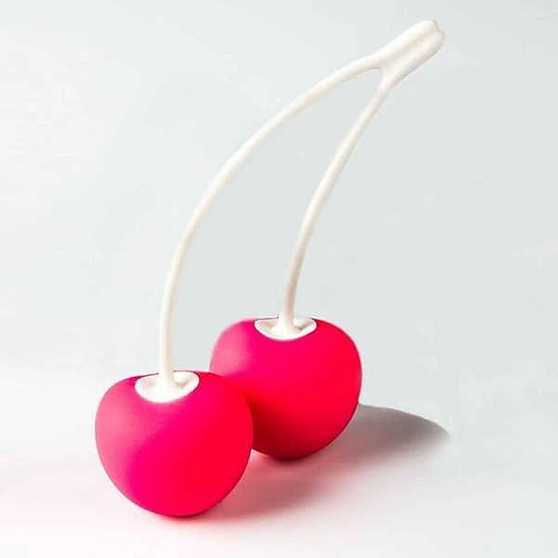 Love To Love Cherry Love Hanging Geisha Balls for Pelvic Floor Strengthening - Love Eggs and Kegel Exercisers