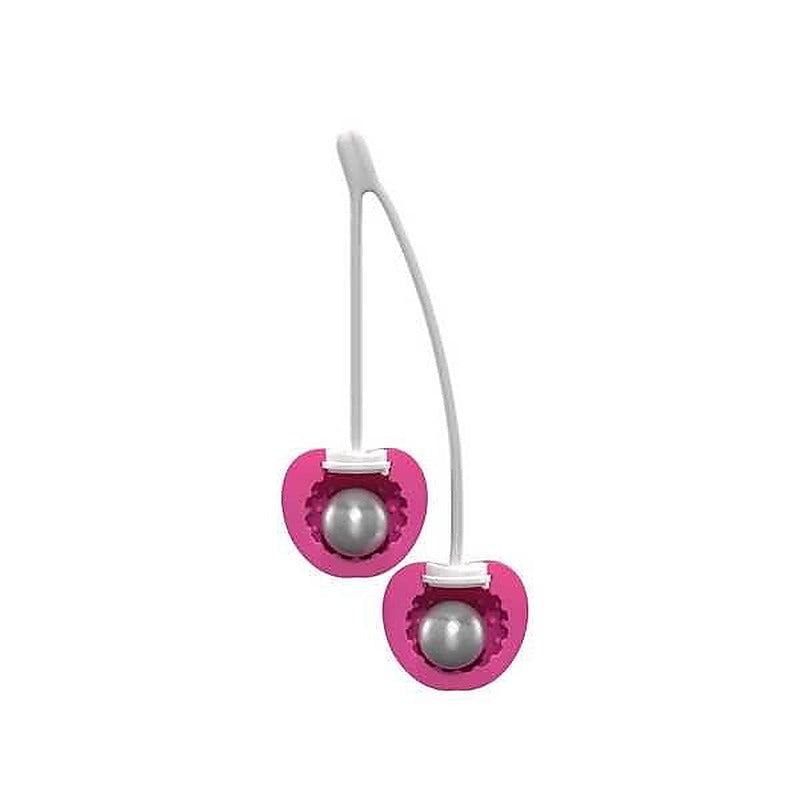 Love To Love Cherry Love Hanging Geisha Balls for Pelvic Floor Strengthening - Love Eggs and Kegel Exercisers