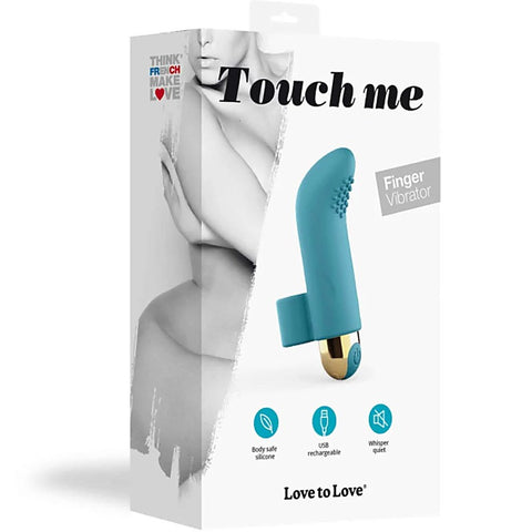 Love To Love Touch Me G Spot Finger Vibrator with Ring Design - Finger and Tongue Vibrators