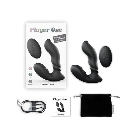LOVE TO LOVE Player One - Dual-Motor Prostate Massager for Powerful Stimulation - Prostate Toys