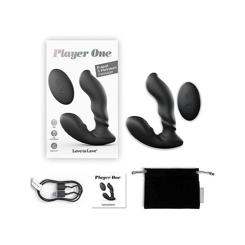 LOVE TO LOVE Player One - Dual-Motor Prostate Massager for Powerful Stimulation - Prostate Toys