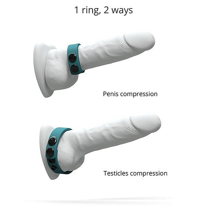 LOVE TO LOVE Hero Ring Adjustable Silicone Cock Ring with Custom Fit - Stretchy Cock Rings