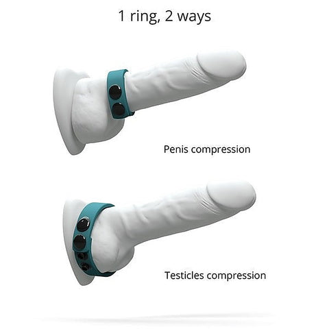 LOVE TO LOVE Hero Ring Adjustable Silicone Cock Ring with Custom Fit - Stretchy Cock Rings