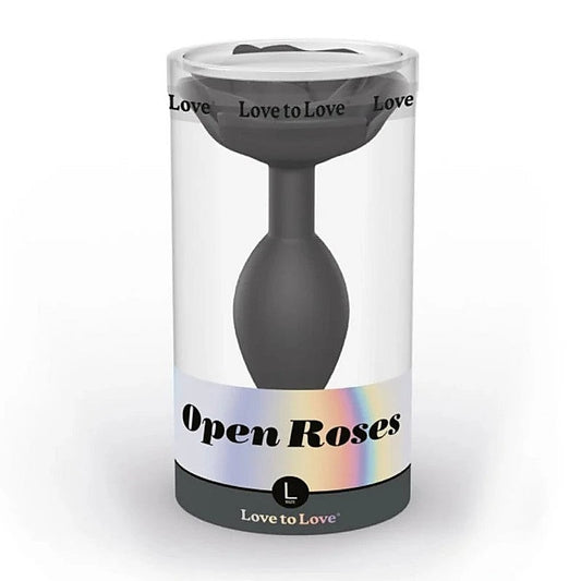 Open Roses Silicone Anal Plug by Love To Love - Butt Plugs