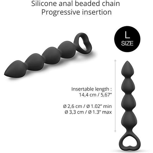 Bing Bang Graduated Silicone Anal Beads by Love To Love - Anal Beads and Balls