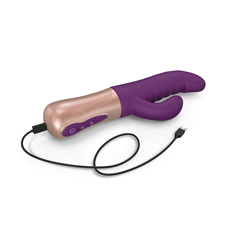 LOVE TO LOVE Sassy Bunny Thrusting & Vibrating Rabbit with Dual Motors - Rabbit Vibrators