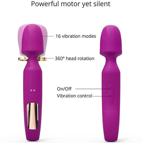 Love To Love R Evolution Vibrating 3 In 1 Sex Wand with Interchangeable Heads - Body Wands