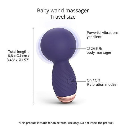 Love To Love Itsy Bitsy Micro Massager With Squishy End Compact Vibrator - Body Wands