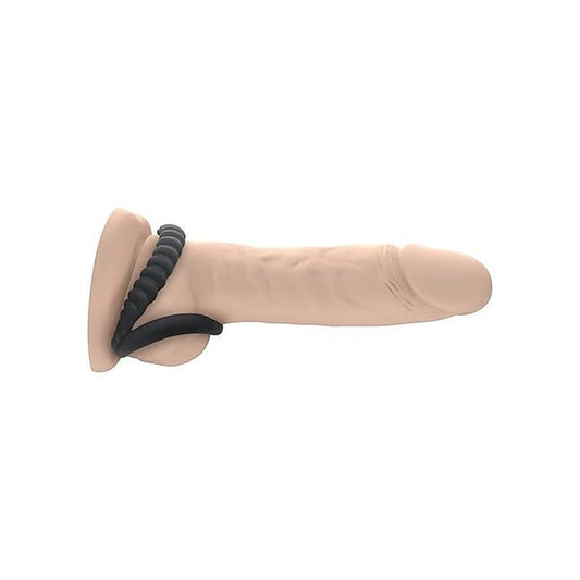 Dual Stimulation Silicone Cock Ring by Marc Dorcel Toys - Stretchy Cock Rings