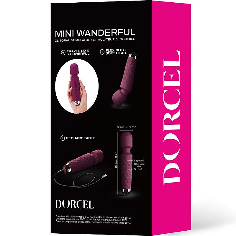 DORCEL Mini Wanderful Silicone Vibe by Marc Dorcel Toys - Body Wands
