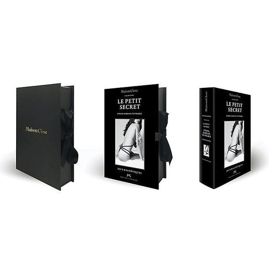 Lace Thong With Harness Gift Box by Maison Close - Her Fetish