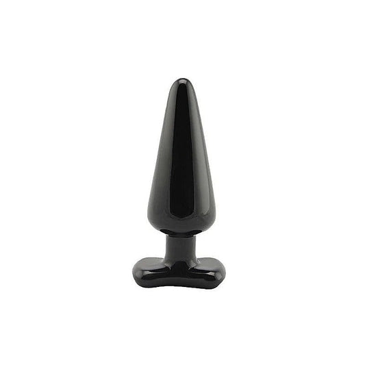 Smooth and Safe Glass Anal Pleasure Plug - Butt Plugs