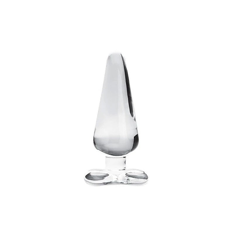 Smooth and Safe Glass Anal Pleasure Plug - Butt Plugs