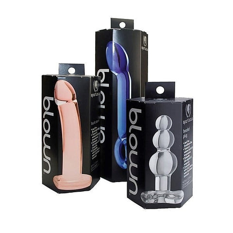 Realistic Borosilicate Glass Dildo with Testicles - Realistic Dildos