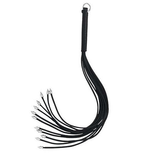 Thong Whip With Spiked Metal Ends by Spartacus Enterprises - Whips And Crops