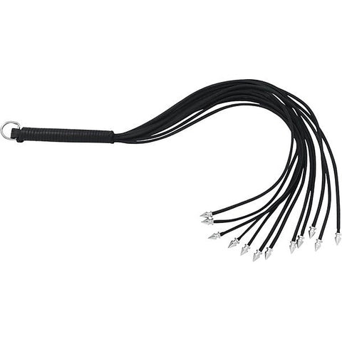 Thong Whip With Spiked Metal Ends by Spartacus Enterprises - Whips And Crops