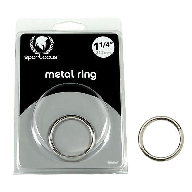 Nickel Plated Metal Cock Rings by Spartacus Enterprises - Steel Cock Rings
