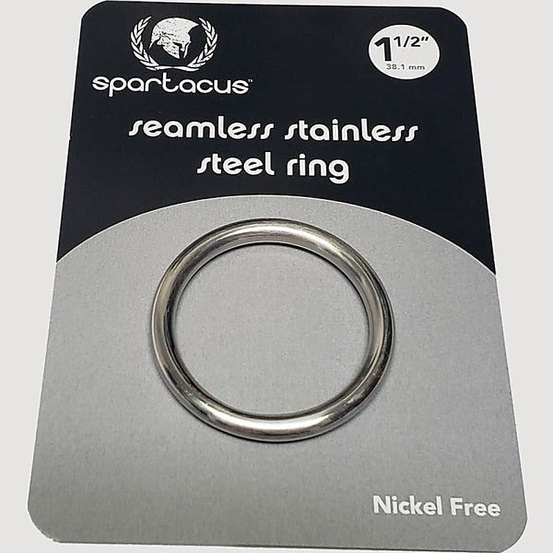 Stainless Steel Pleasure Cock Ring - Steel Cock Rings