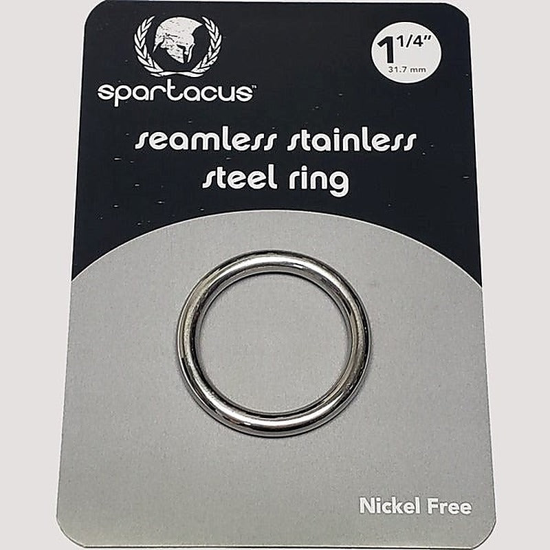 Stainless Steel Pleasure Cock Ring - Steel Cock Rings