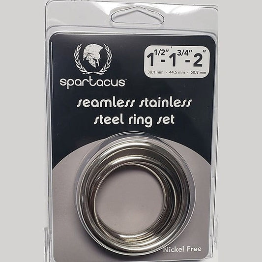 Customizable Stainless Steel Pleasure Cock Rings - Steel Cock Rings