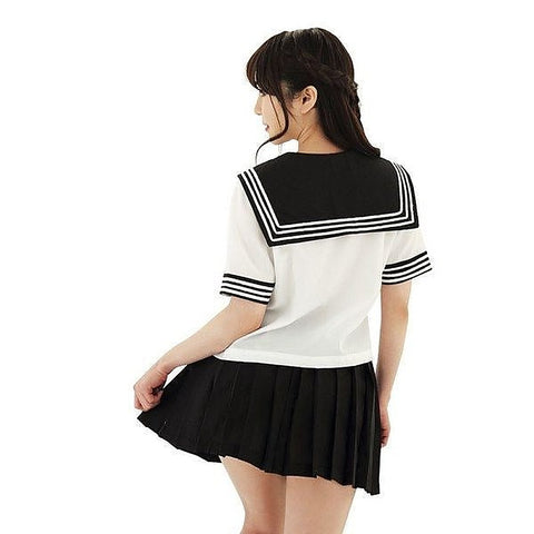 Stylish Japanese-Inspired Sailor Uniform Set - Fancy Dress Ups